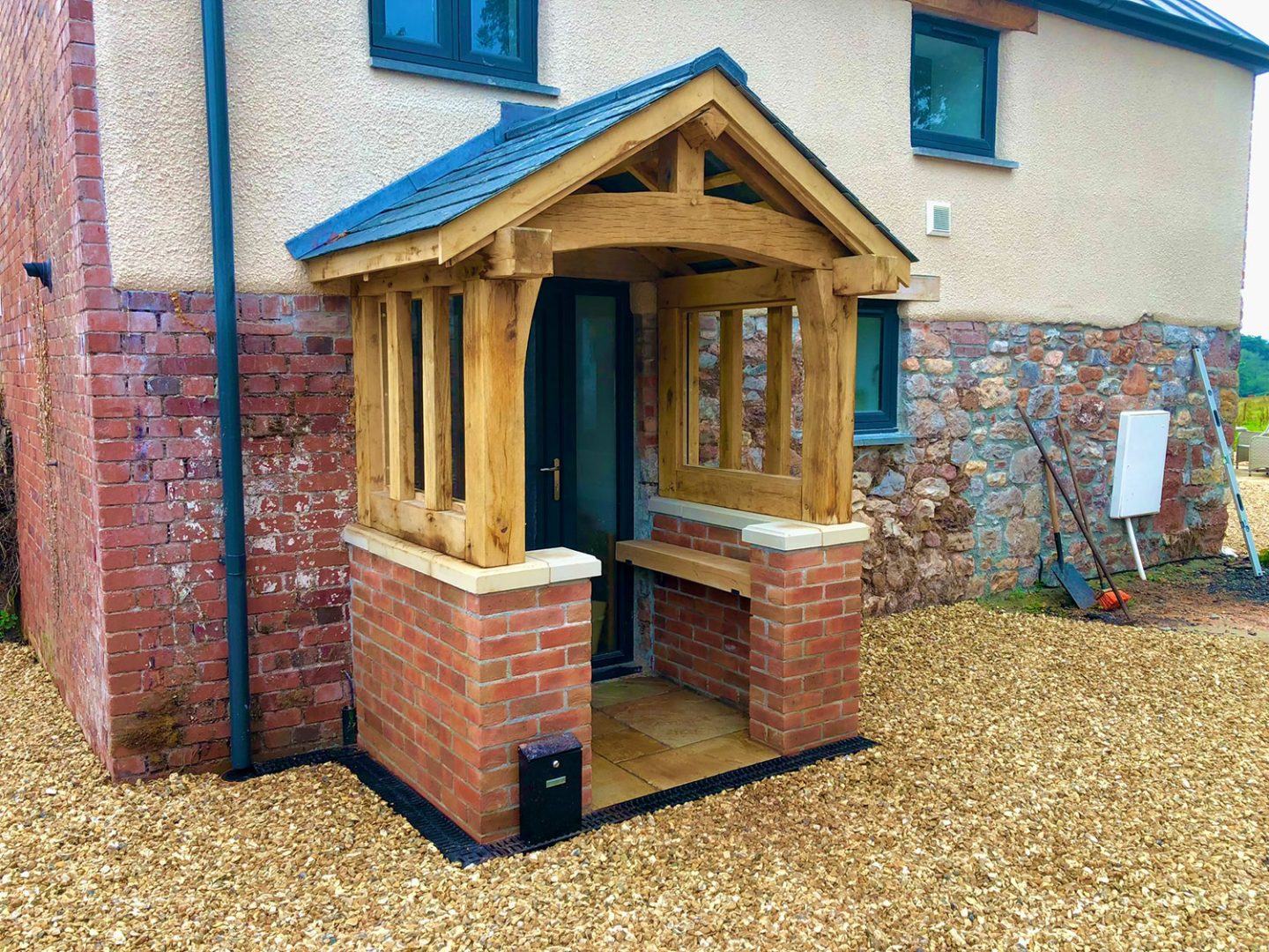 Wooden Porch Ashcombe